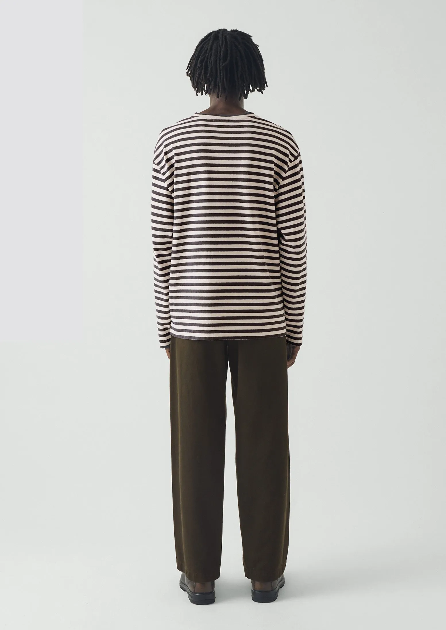 Rory Straight Leg Trousers | Iron Green sold by TOAST product image thumbnail 5