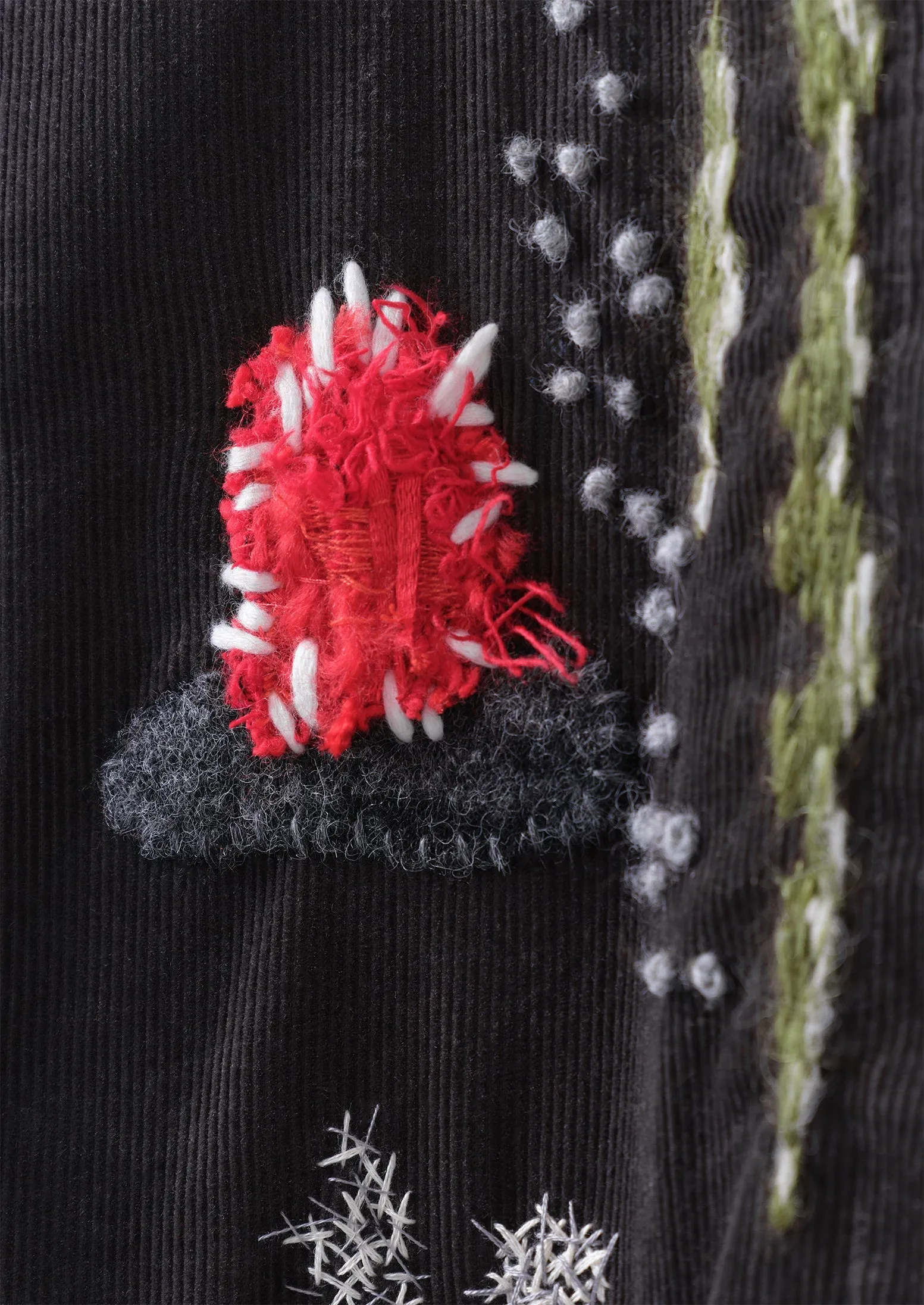 Renewed Wide Leg Organic Cord Jumpsuit by Meta Struycken Size M (61) | Charcoal sold by TOAST product image thumbnail 3