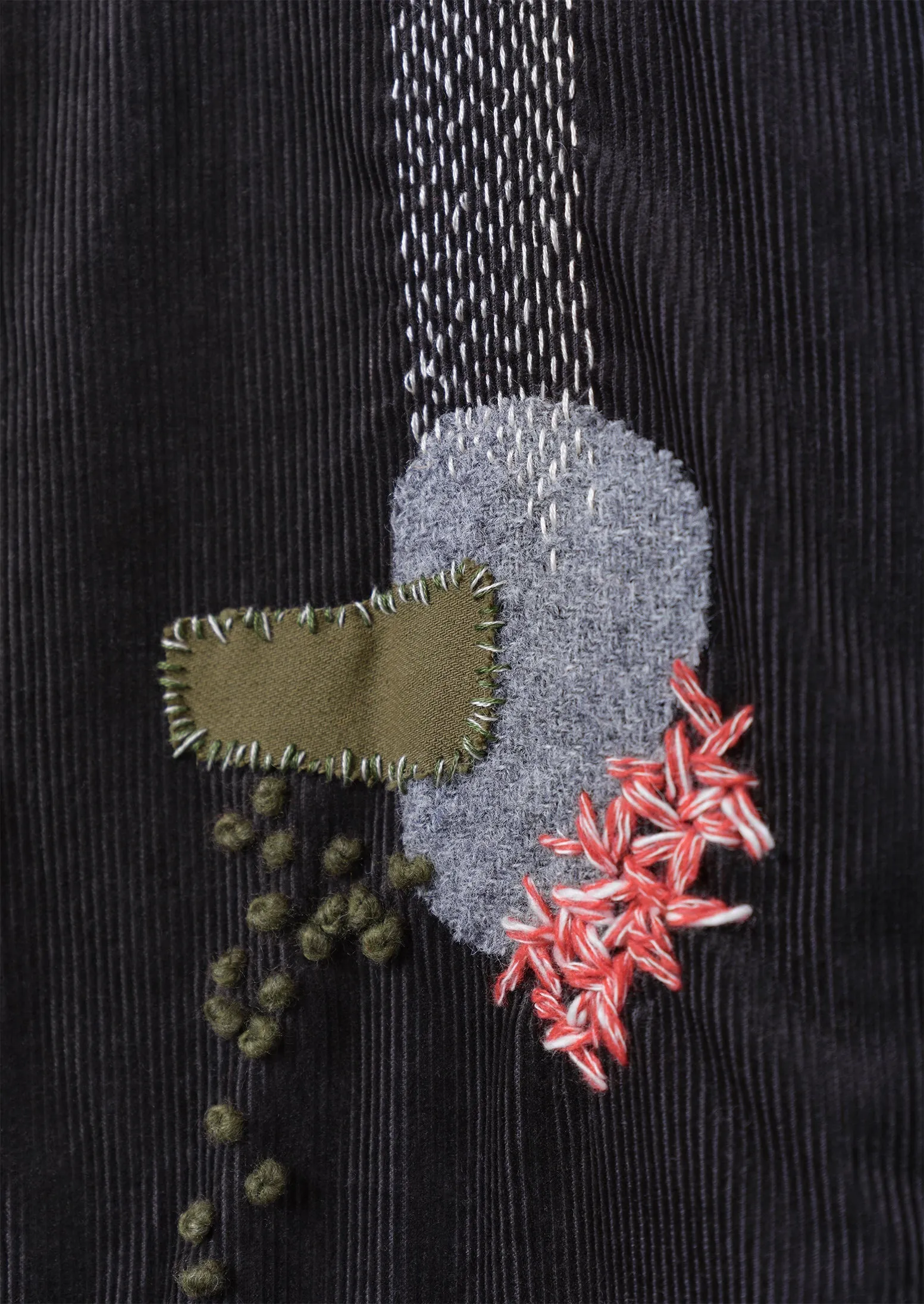 Renewed Wide Leg Organic Cord Jumpsuit by Meta Struycken Size M (61) | Charcoal sold by TOAST product image thumbnail 4