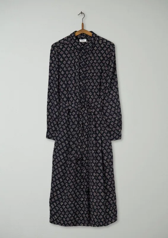 Reworn Diamond Dot Print Dress Size 12 (1347) | Multi sold by TOAST