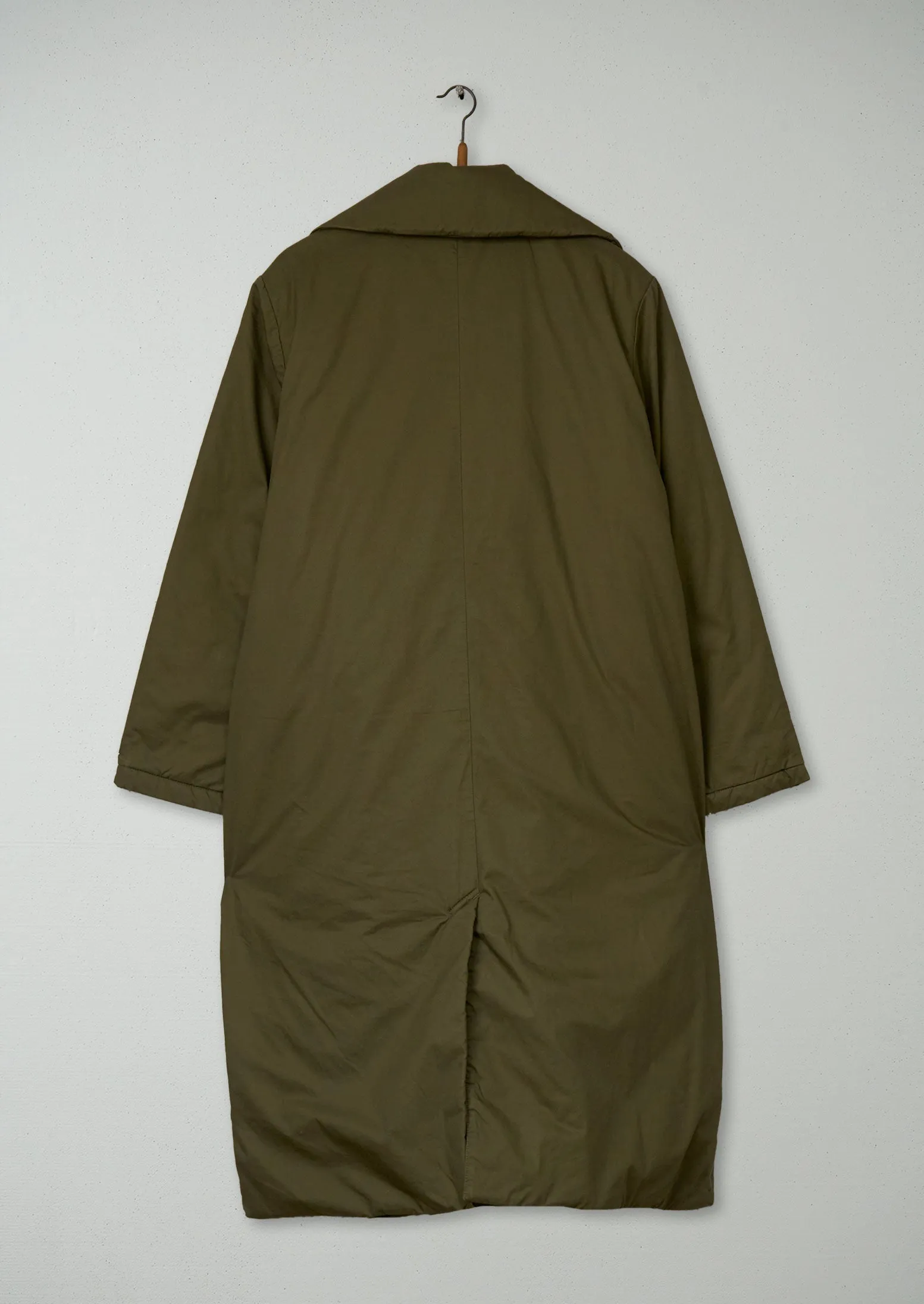 Reworn Quilted Overcoat Size M (117) | Brown Khaki sold by TOAST product image thumbnail 2