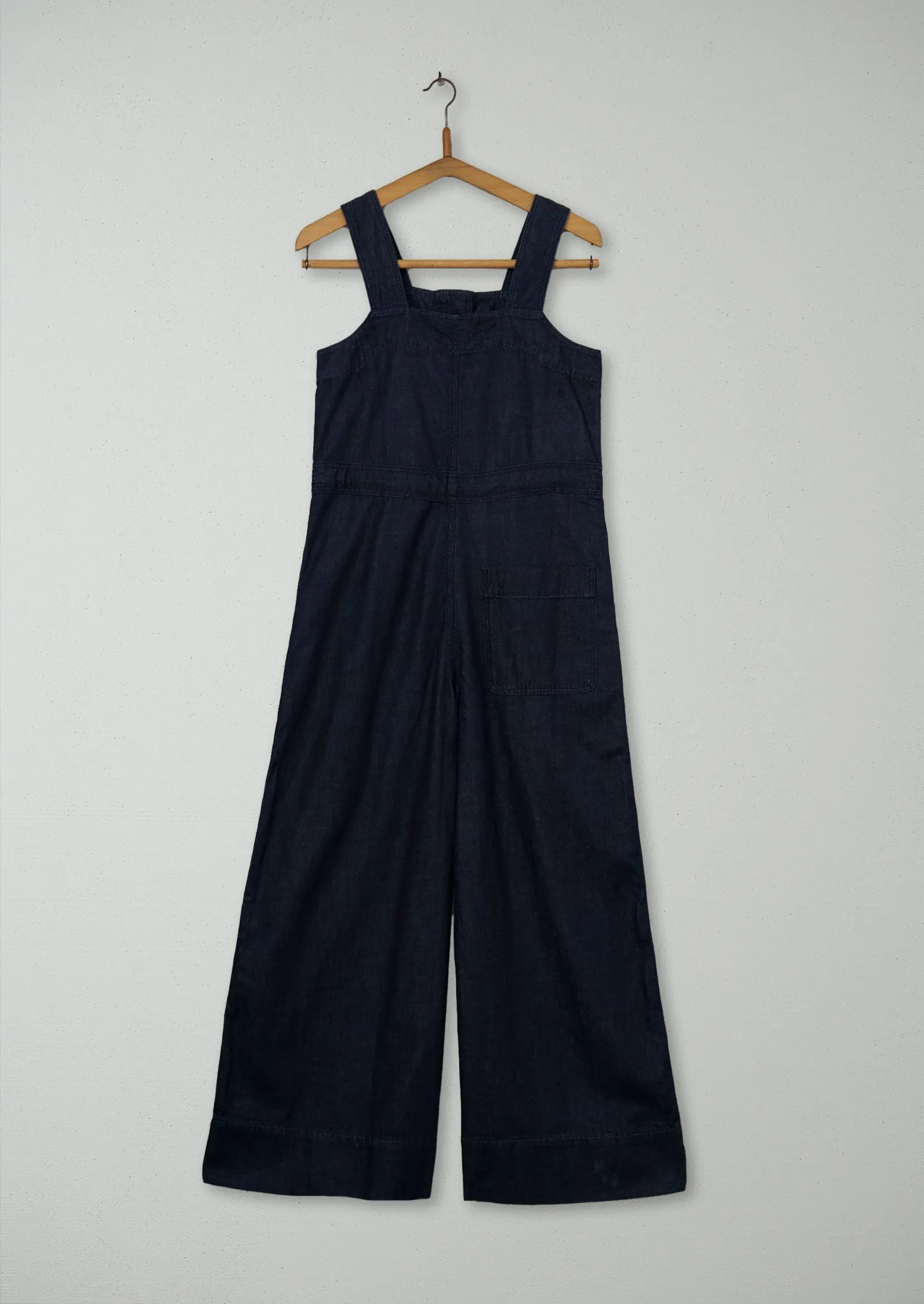 Reworn Drawstring Waist Jumpsuit Size 10 (967) | Indigo sold by TOAST product image thumbnail 2