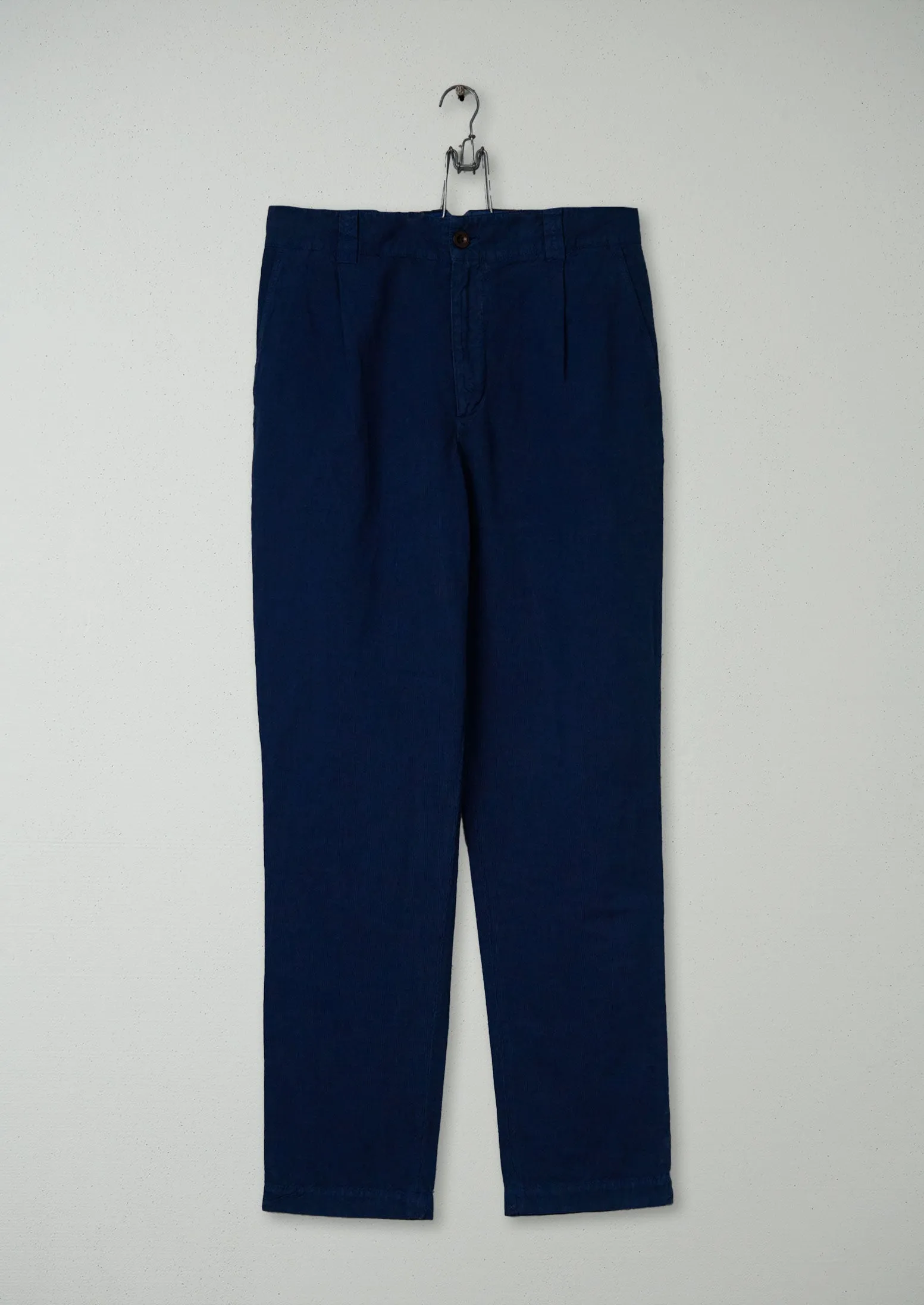 Reworn Pleat Trousers Size S (054) | Navy sold by TOAST