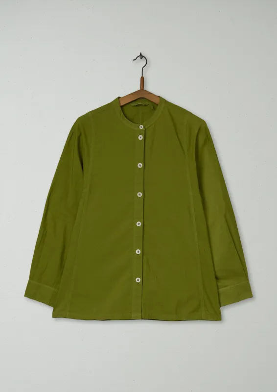 Reworn Cotton Poplin Shirt Size M (787) | Pea Shoot sold by TOAST
