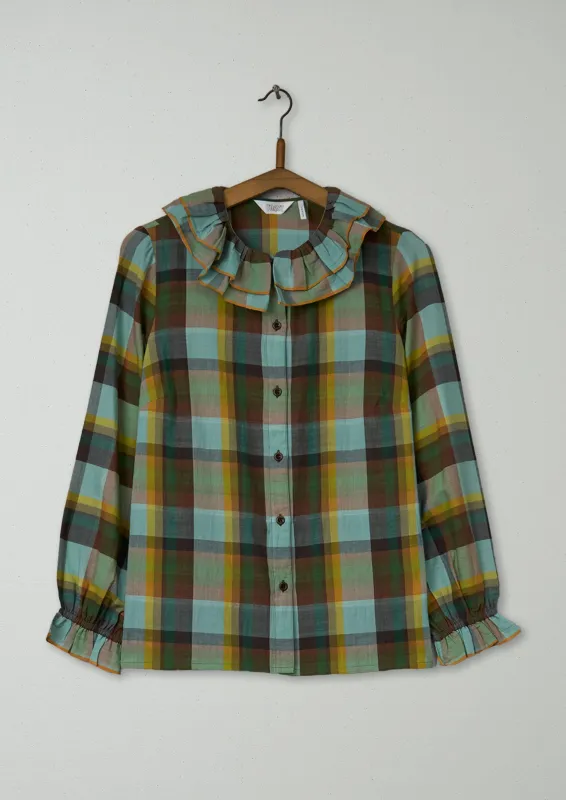 Reworn Check Shirt Size 6 (780) | Multi made by TOAST