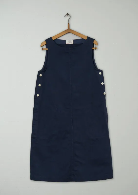 Reworn Cotton Shift Dress Size 16 (1387) | Slate sold by TOAST