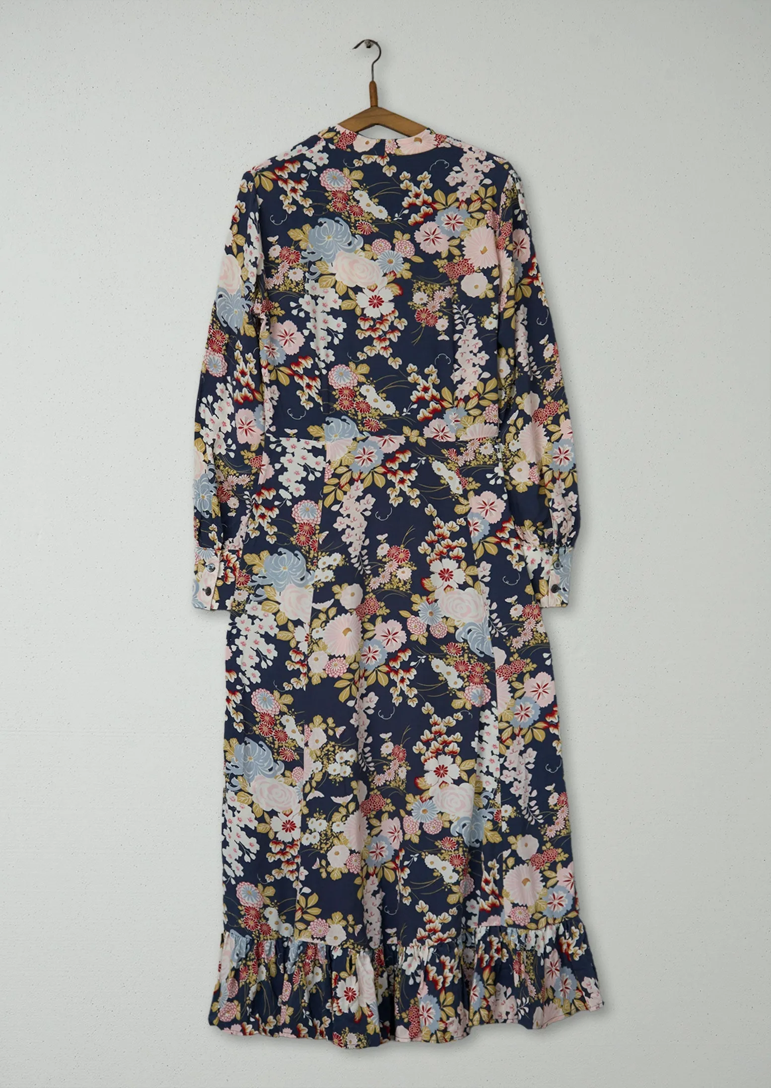 Reworn Floral Print Dress Size 10 (1413) | Multi sold by TOAST product image thumbnail 2
