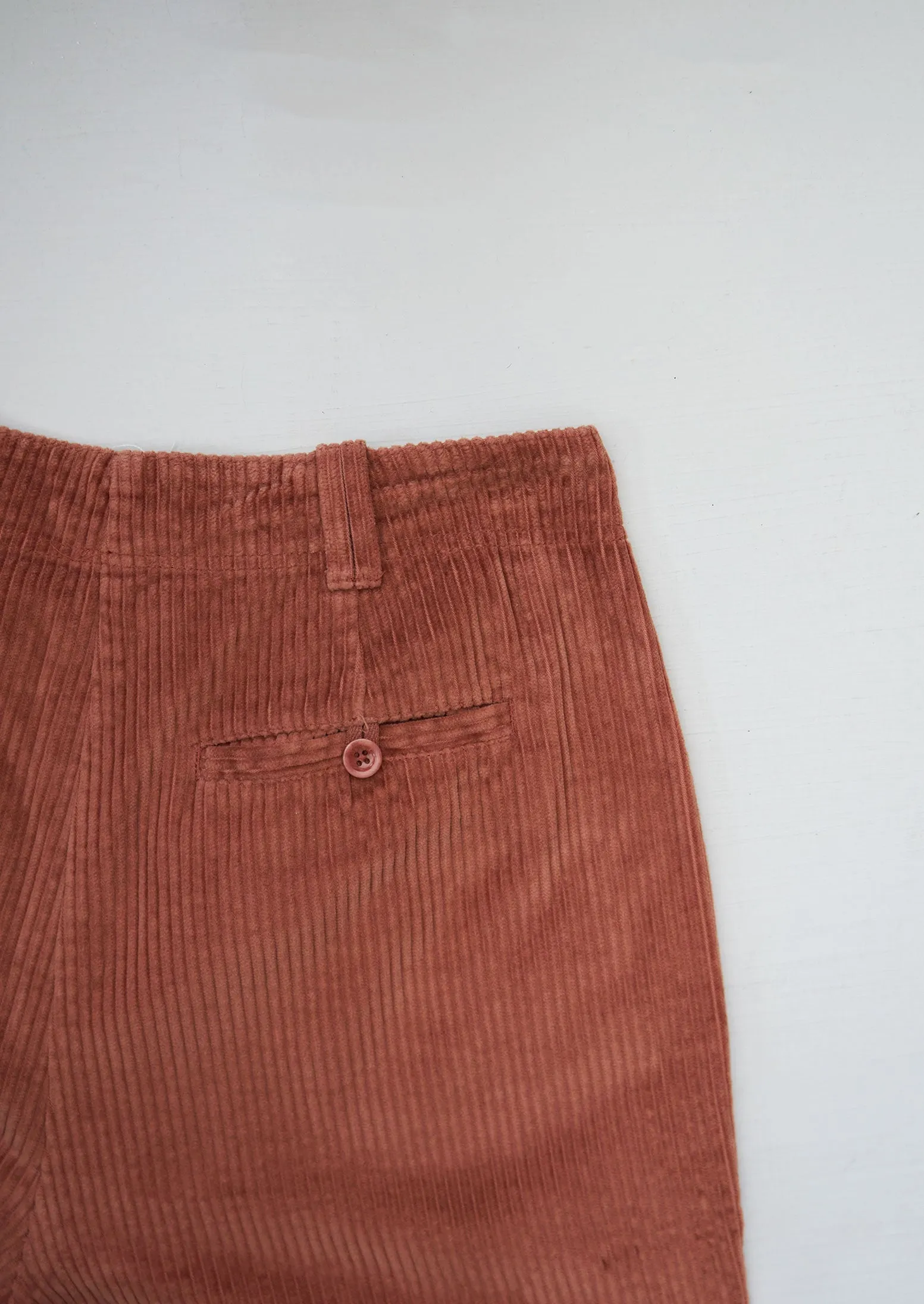 Reworn Cord Pleat Front Trousers Size 12 (959) | Firewood sold by TOAST product image thumbnail 2
