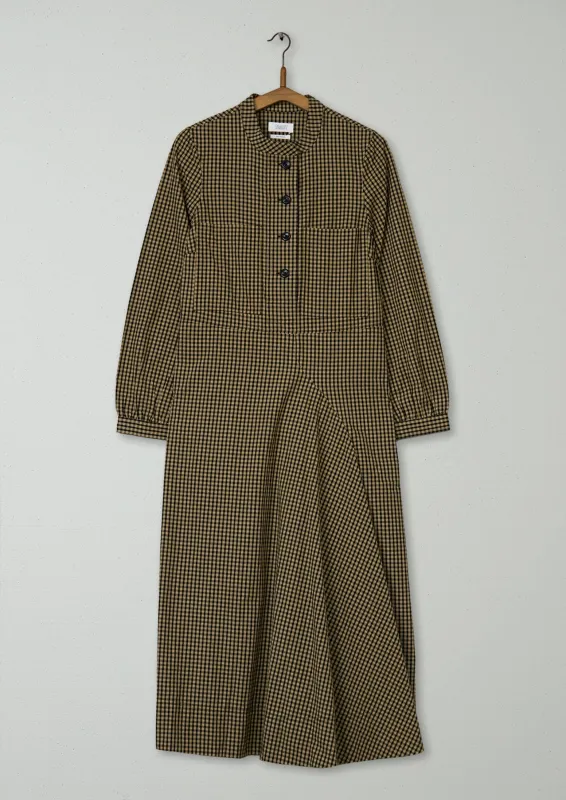 Reworn Check Cotton Shirt Dress Size 8 (1394) | Multi sold by TOAST