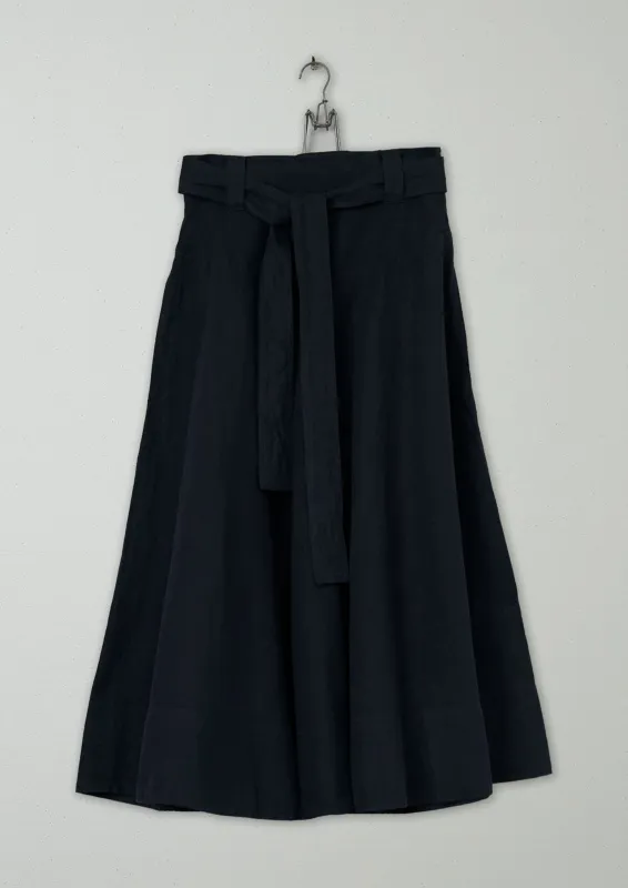 Reworn Cotton Linen Circle Skirt Size 8 (256) | Slate sold by TOAST