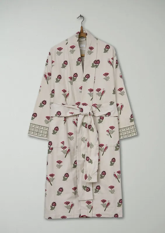 Reworn Brushed Cotton Gown Size XS (054) | Multi sold by TOAST