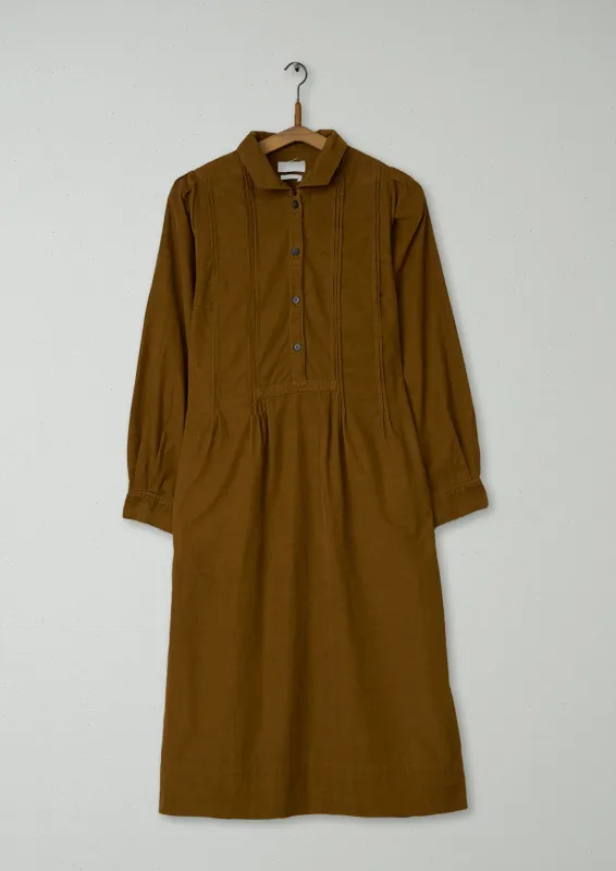 Reworn Needlecord Dress Size 8 (1441) | Tobacco sold by TOAST