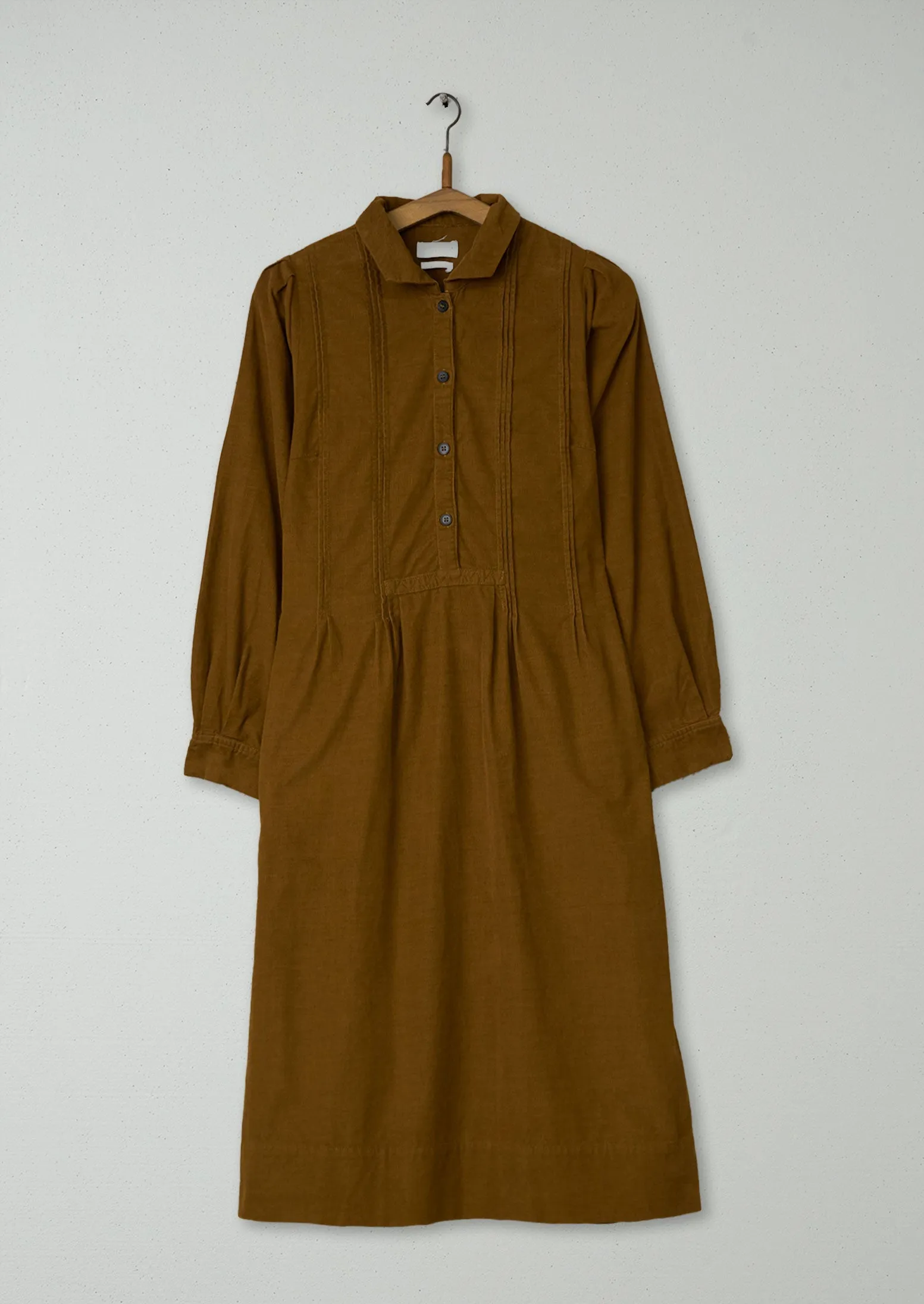 Reworn Needlecord Dress Size 8 (1441) | Tobacco sold by TOAST