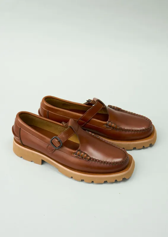 Reworn Hereu Loafers Size 39 (470) | Tan sold by TOAST