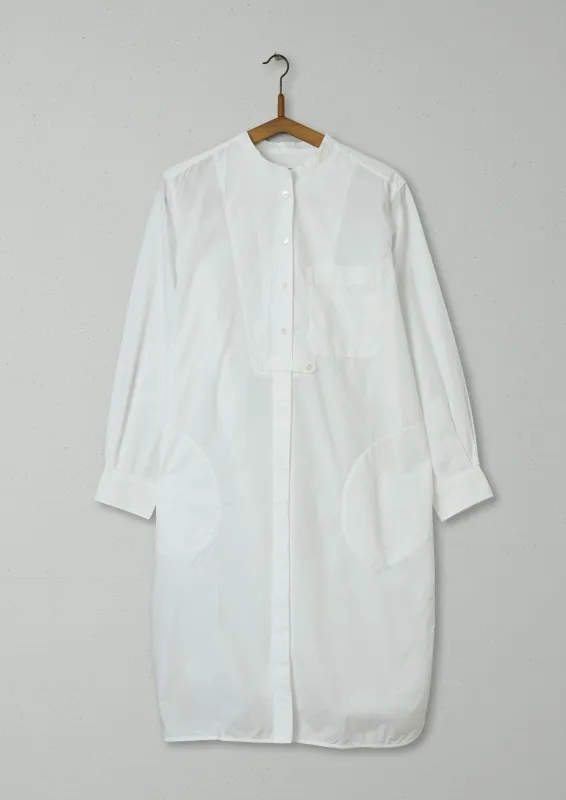 Reworn Poplin Tunic Size 12 (812) | White sold by TOAST