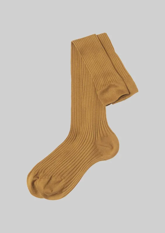Organic Cotton Knee High Socks | Gold sold by TOAST