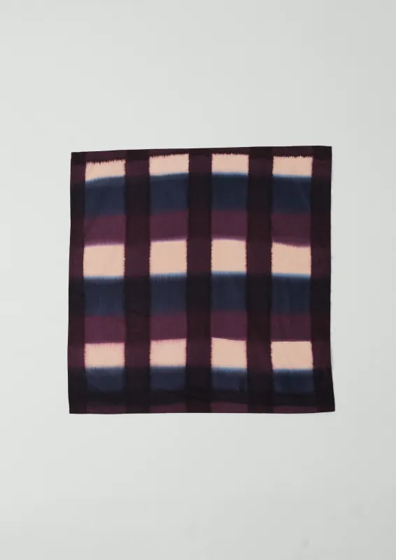 Shadow Print Hand Painted Bandana | Cassis sold by TOAST