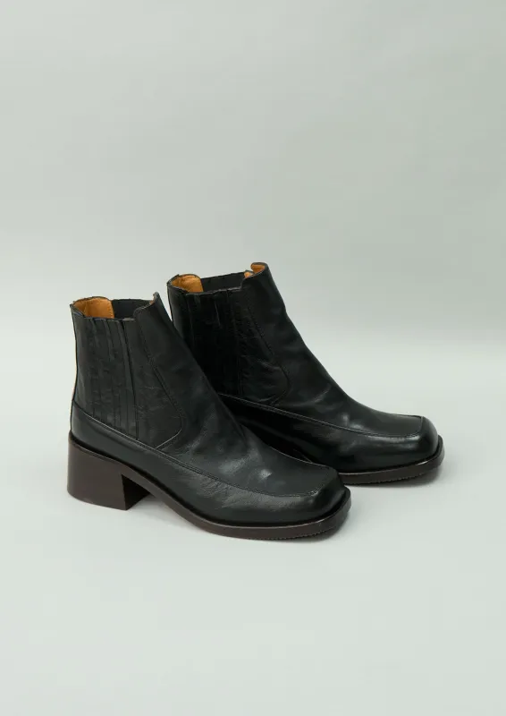 Reworn Chie Mihara Lotte Boots Size 40 (454) | Black sold by TOAST