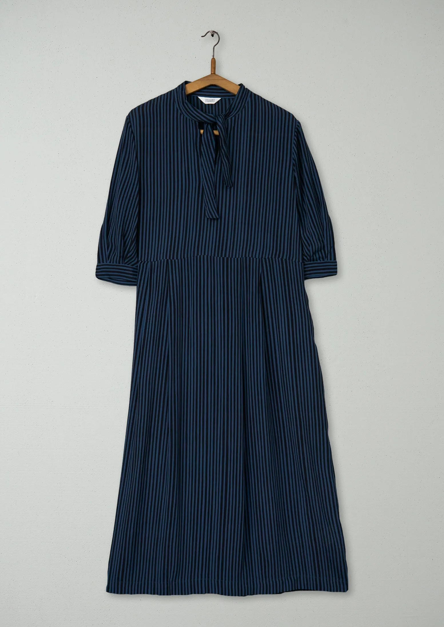 Reworn Vertical Stripe Print Dress Size 14 (1411) | Multi sold by TOAST