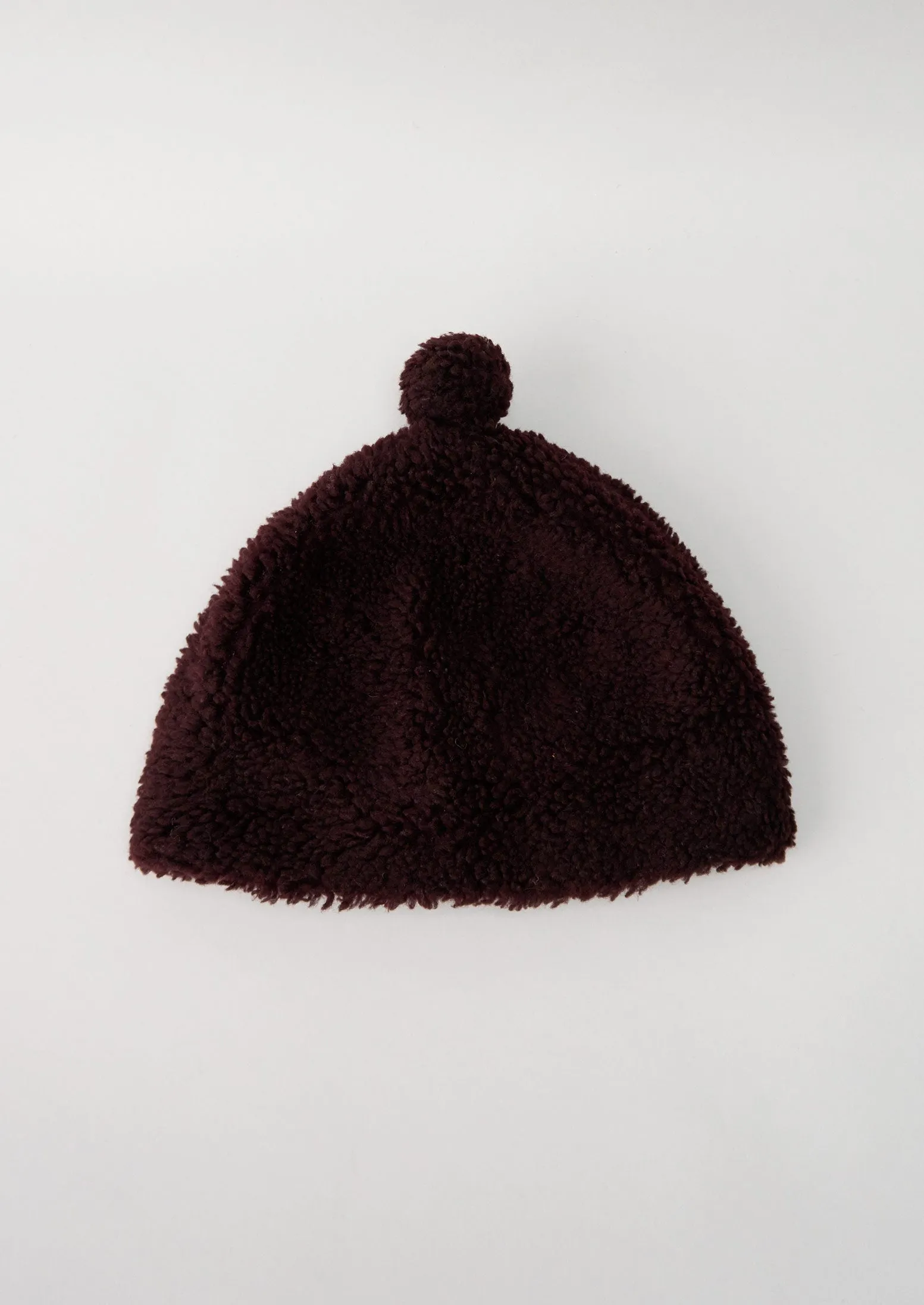 Reworn Alpin Wool Hat (052) | Aubergine sold by TOAST