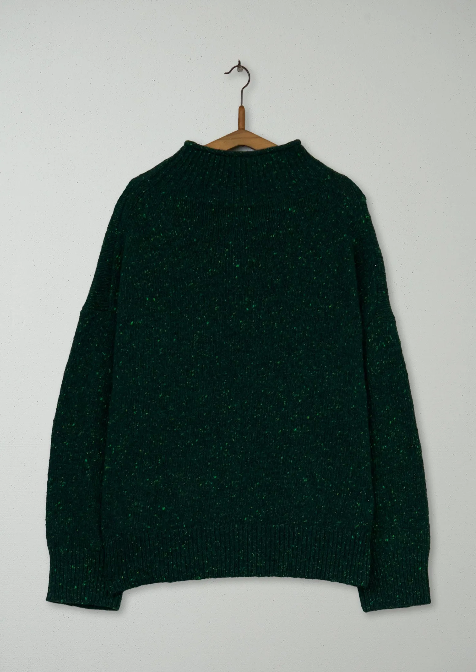 Reworn Wool Cashmere High Neck Sweater Size SM (439) | Emerald sold by TOAST product image thumbnail 2