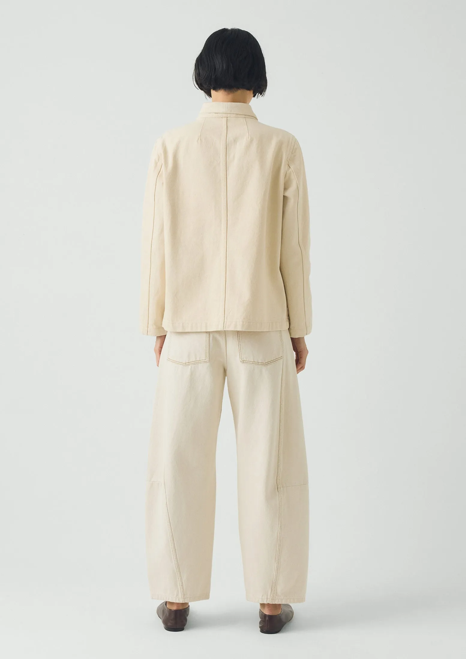 Hal Ecru Denim Workwear Jacket | Ecru sold by TOAST product image thumbnail 4