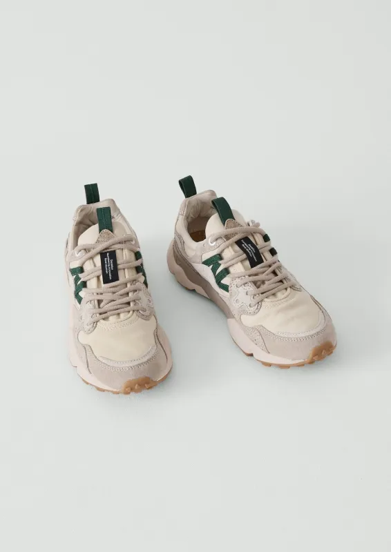 Flower Mountain Yamano Kaiso Trainers | Green/Chalk Multi made by Flower Mountain