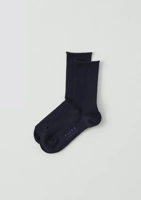 Falke Active Breeze Socks | Navy Melange made by Falke