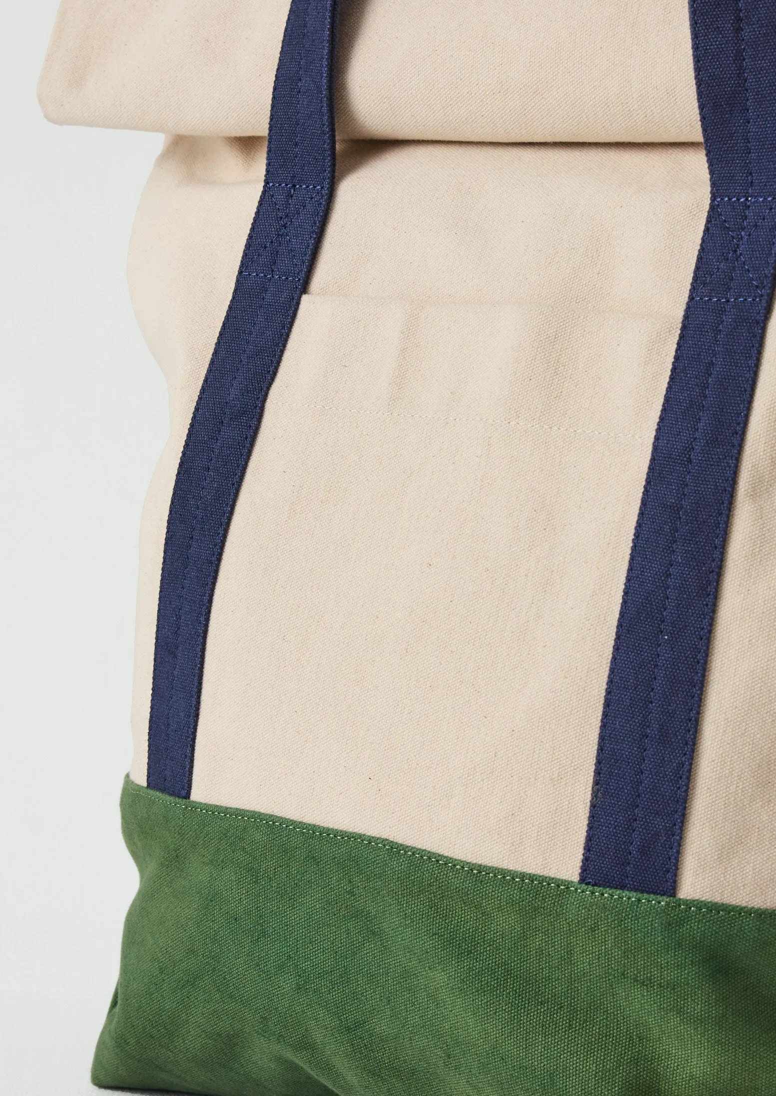 Cotton Canvas Roll Top Bag | Sea Green sold by TOAST product image thumbnail 4
