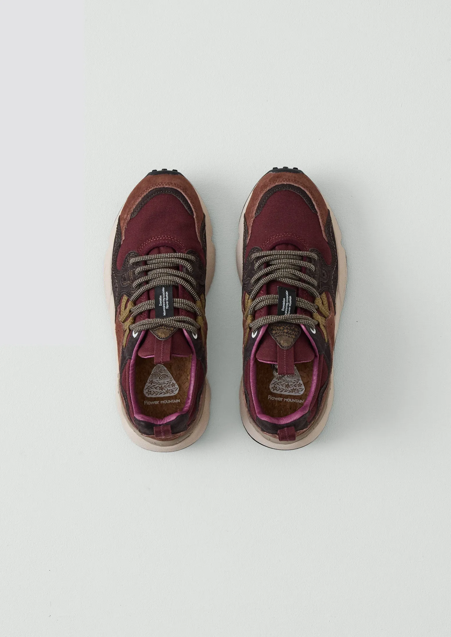 Flower Mountain Yamano Kaiso Trainers | Beetroot sold by TOAST product image thumbnail 3