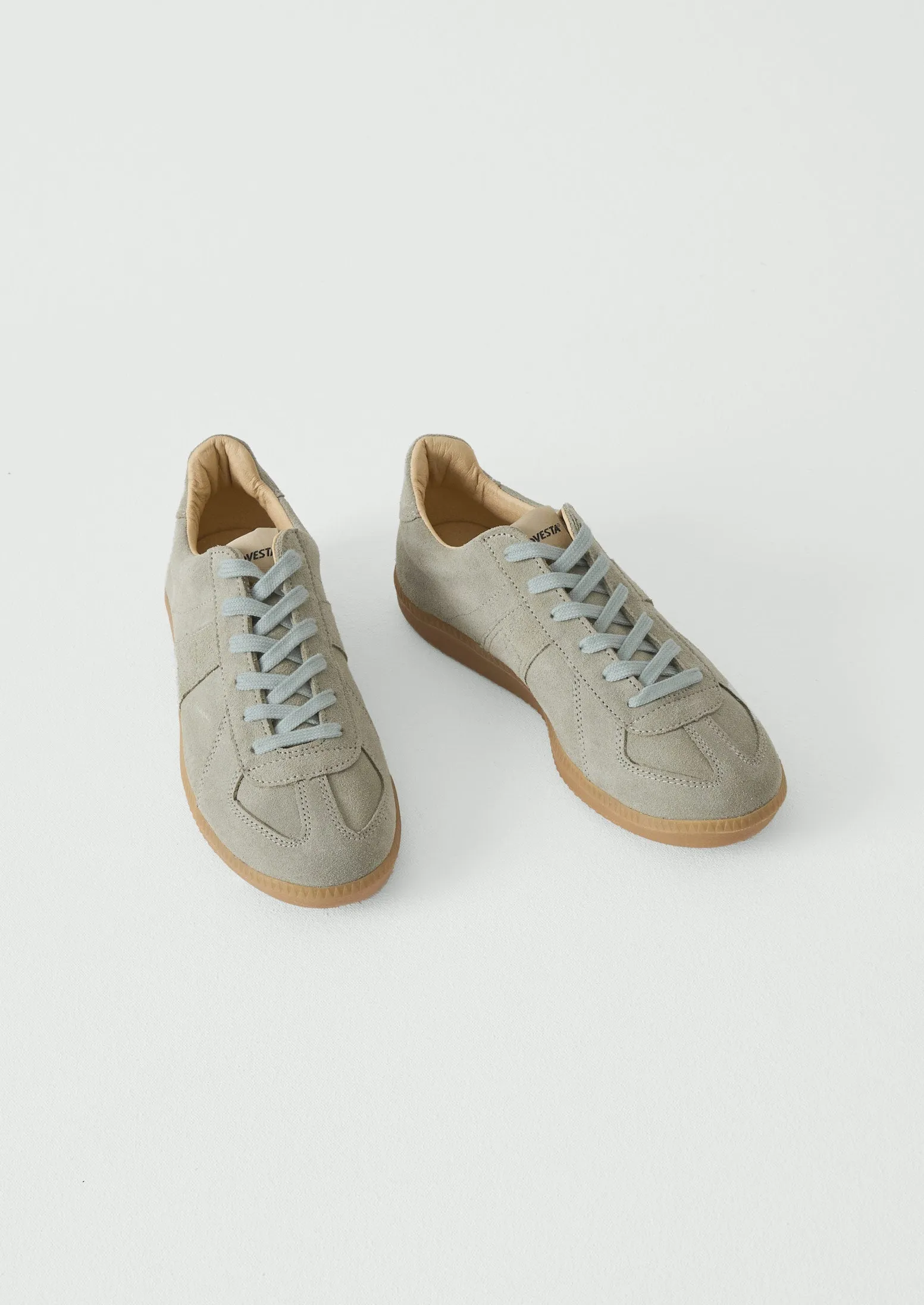 Novesta Gat Suede Trainers | Sage sold by TOAST