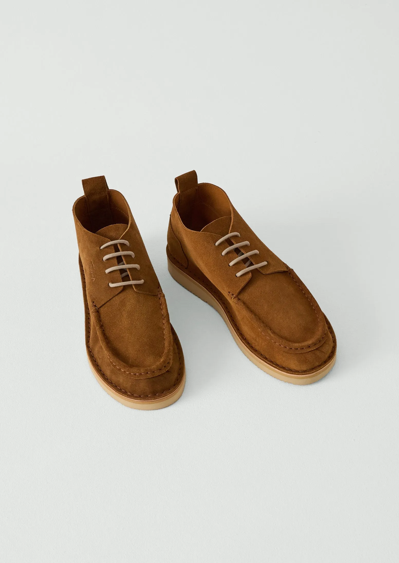 Fracap Suede Camp Shoes | Tabacco sold by TOAST