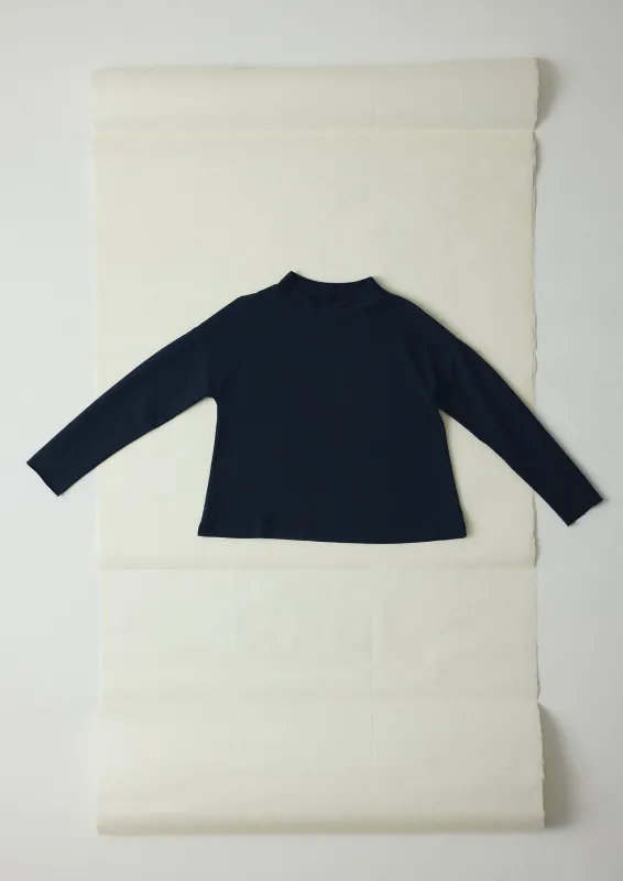 Loopback Jersey Easy Sweater | Midnight sold by TOAST