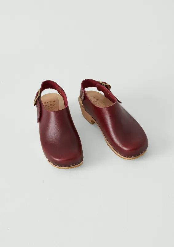 Kit and Clogs Studio Chef Clogs | Chestnut Red sold by TOAST