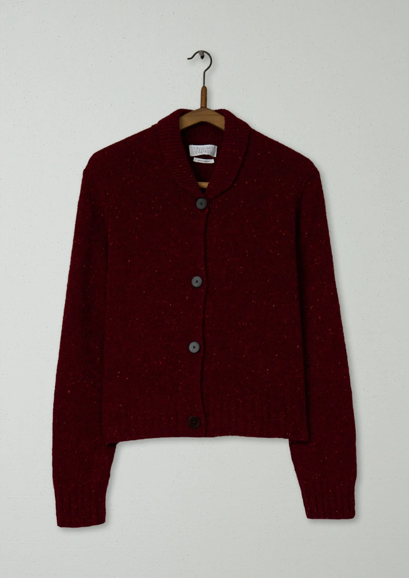Reworn Donegal Wool Cardigan Size M (475) | Russet sold by TOAST product image thumbnail 2
