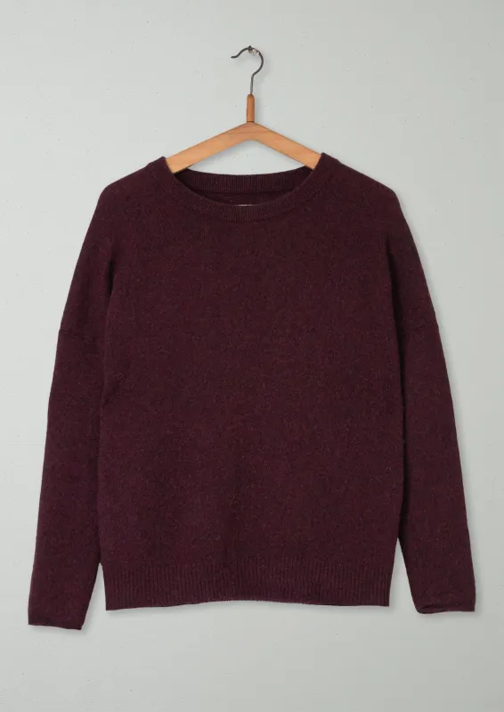 Reworn Cashmere Wool Sweater Size S (178) | Plum sold by TOAST