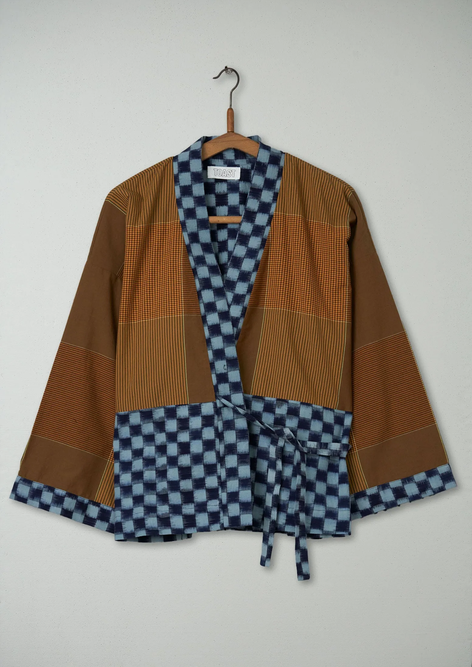Reworn Ikat Wide Sleeve Jacket Size M (053) | Multi sold by TOAST