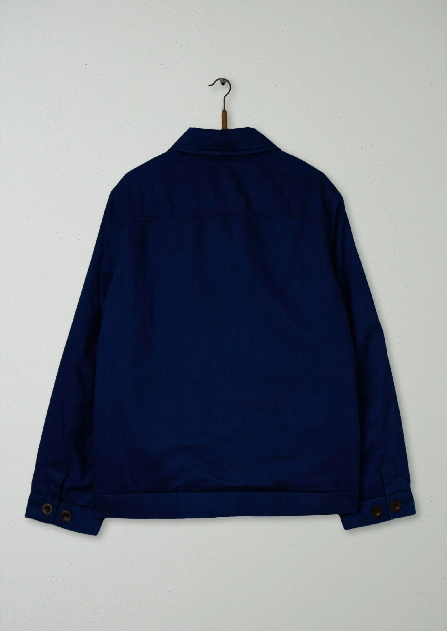 Reworn Mens Cotton Quilted Jacket Size M (031) | Indigo sold by TOAST product image thumbnail 2
