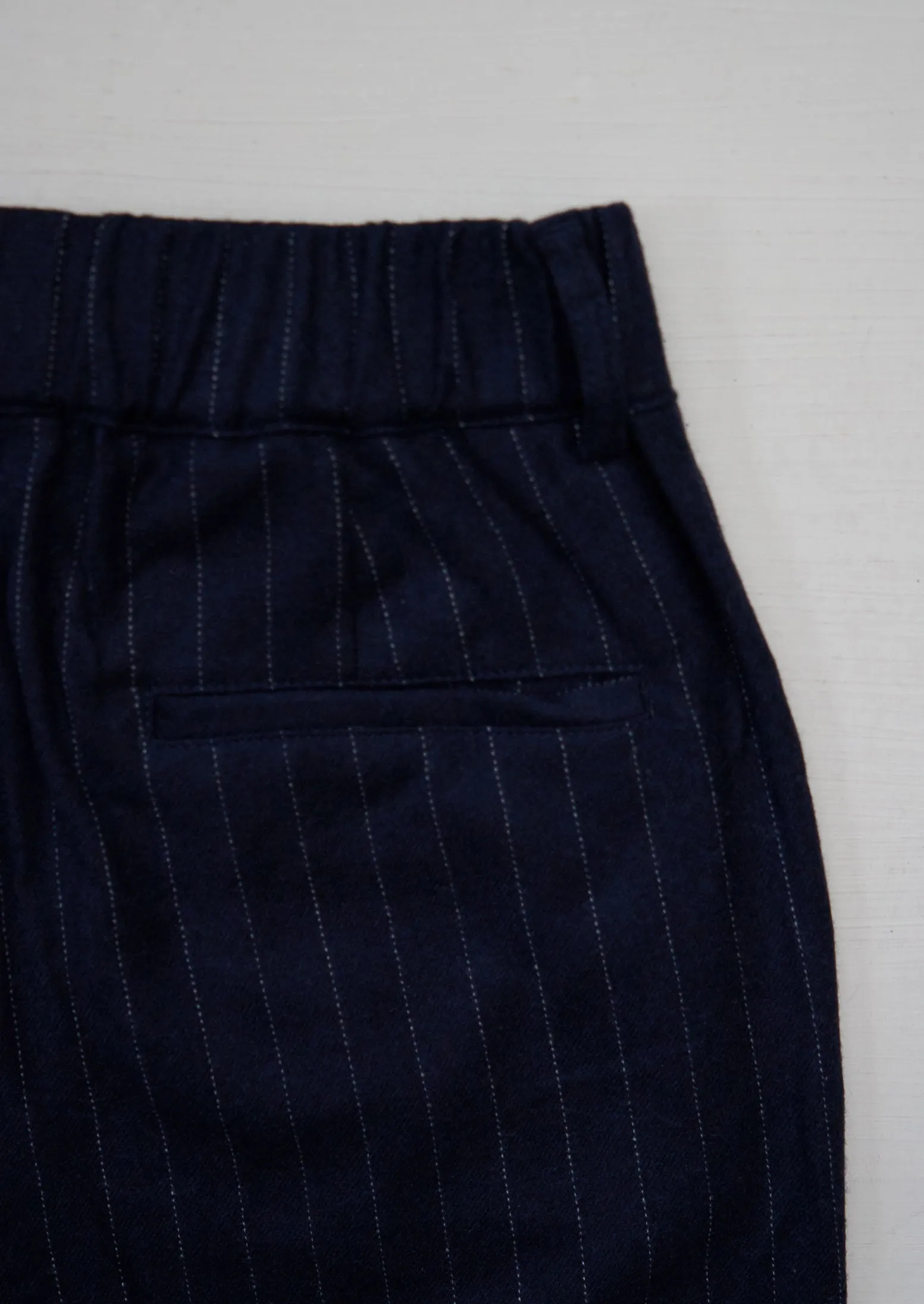 Reworn Wool Trousers Size 8 (1052) | Navy sold by TOAST product image thumbnail 2