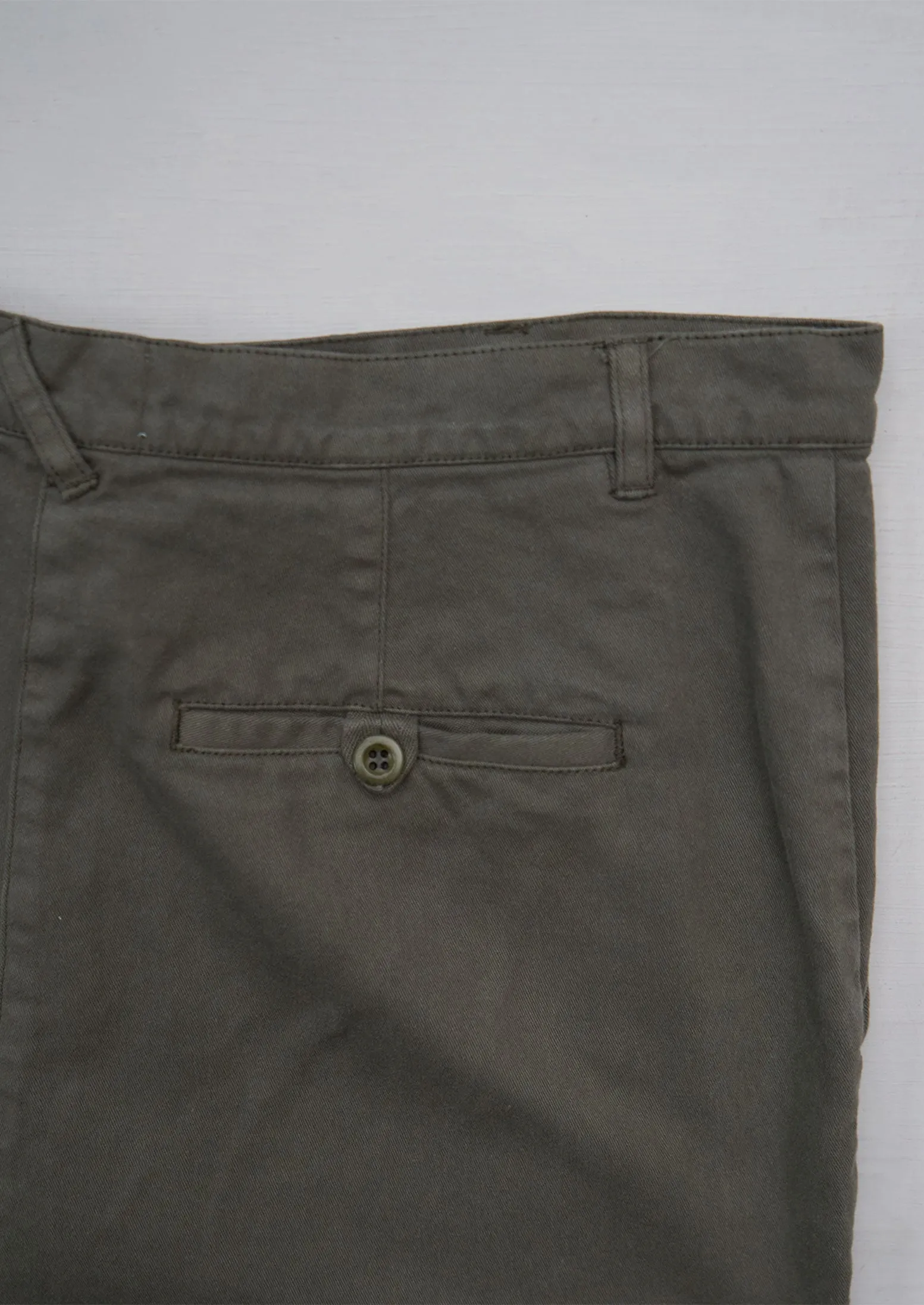 Reworn Denim Trousers Size 14 (1053) | Moss Green sold by TOAST product image thumbnail 2