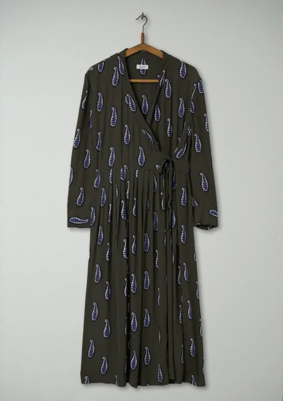 Reworn Paisley Print Wrap Dress Size 18 (1518) | Multi sold by TOAST