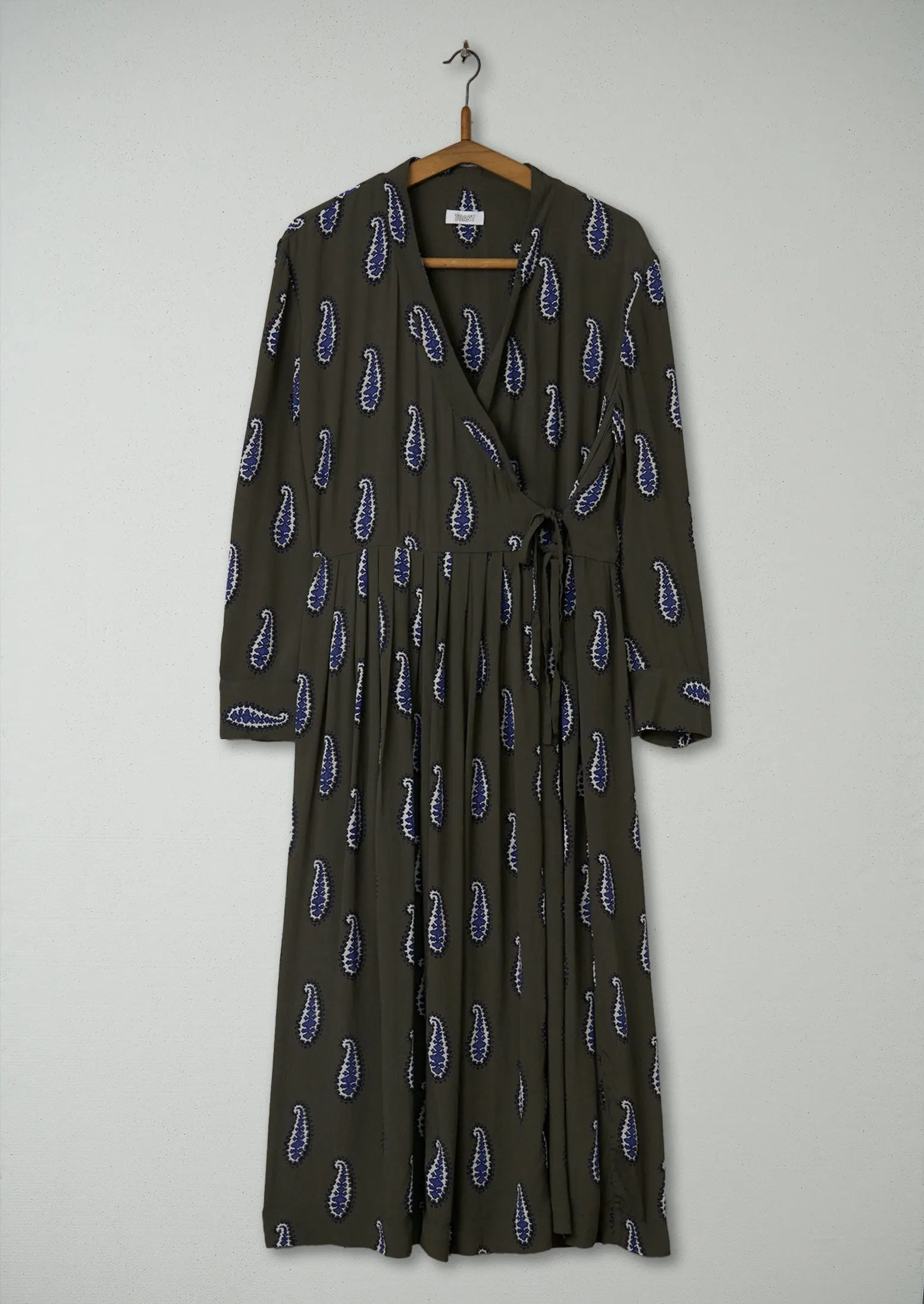 Reworn Paisley Print Wrap Dress Size 18 (1518) | Multi sold by TOAST
