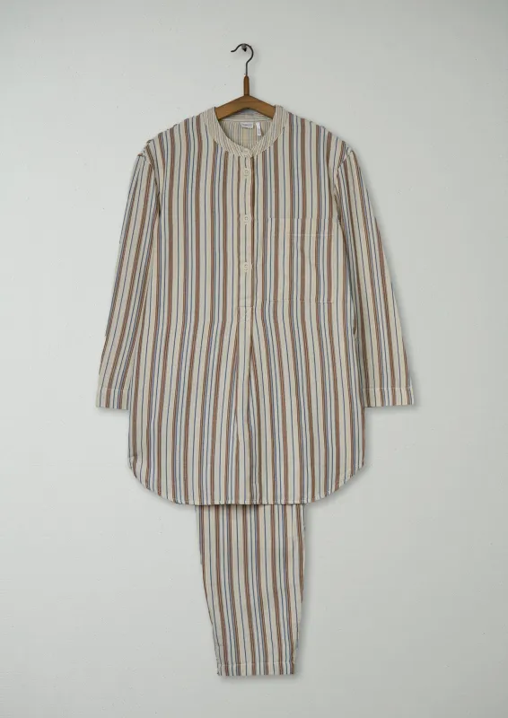 Reworn Stripe Cotton Pyjamas Size XS (189) | Multi sold by TOAST