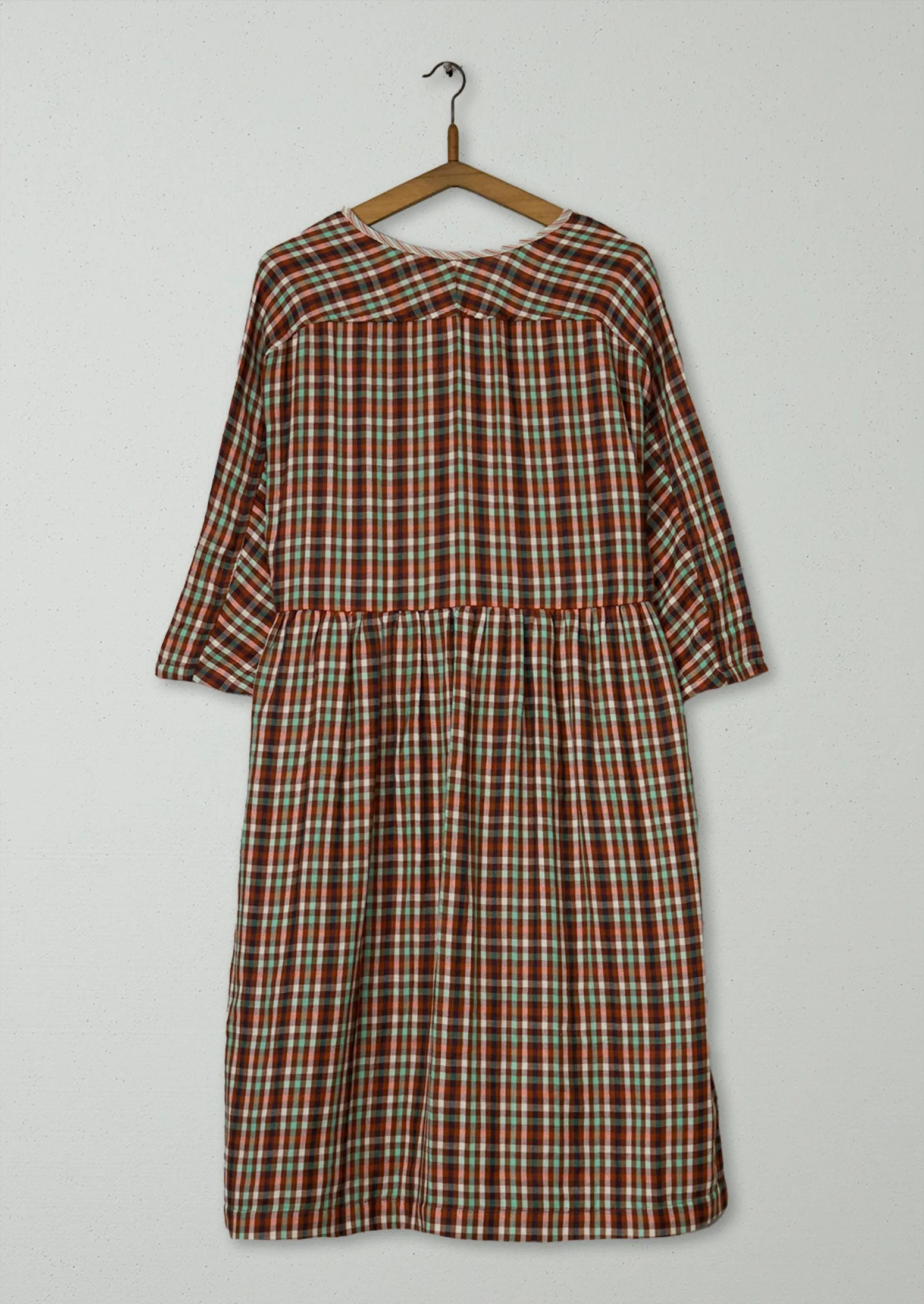 Reworn Check Nightie Size XS (185) | Multi sold by TOAST product image thumbnail 2