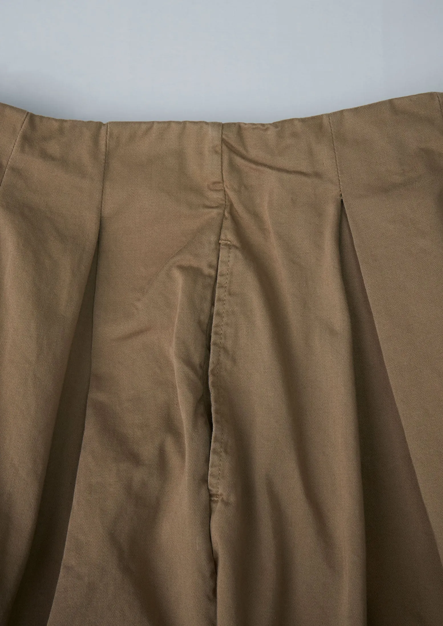 Reworn Cotton Sateen Skirt Size 8 (270) | Sand Dune sold by TOAST product image thumbnail 2