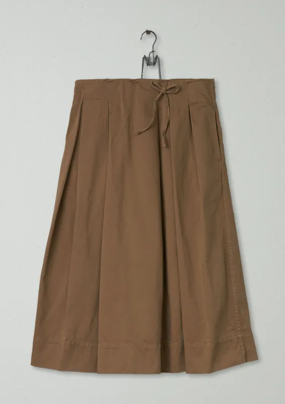 Reworn Cotton Sateen Skirt Size 8 (270) | Sand Dune sold by TOAST
