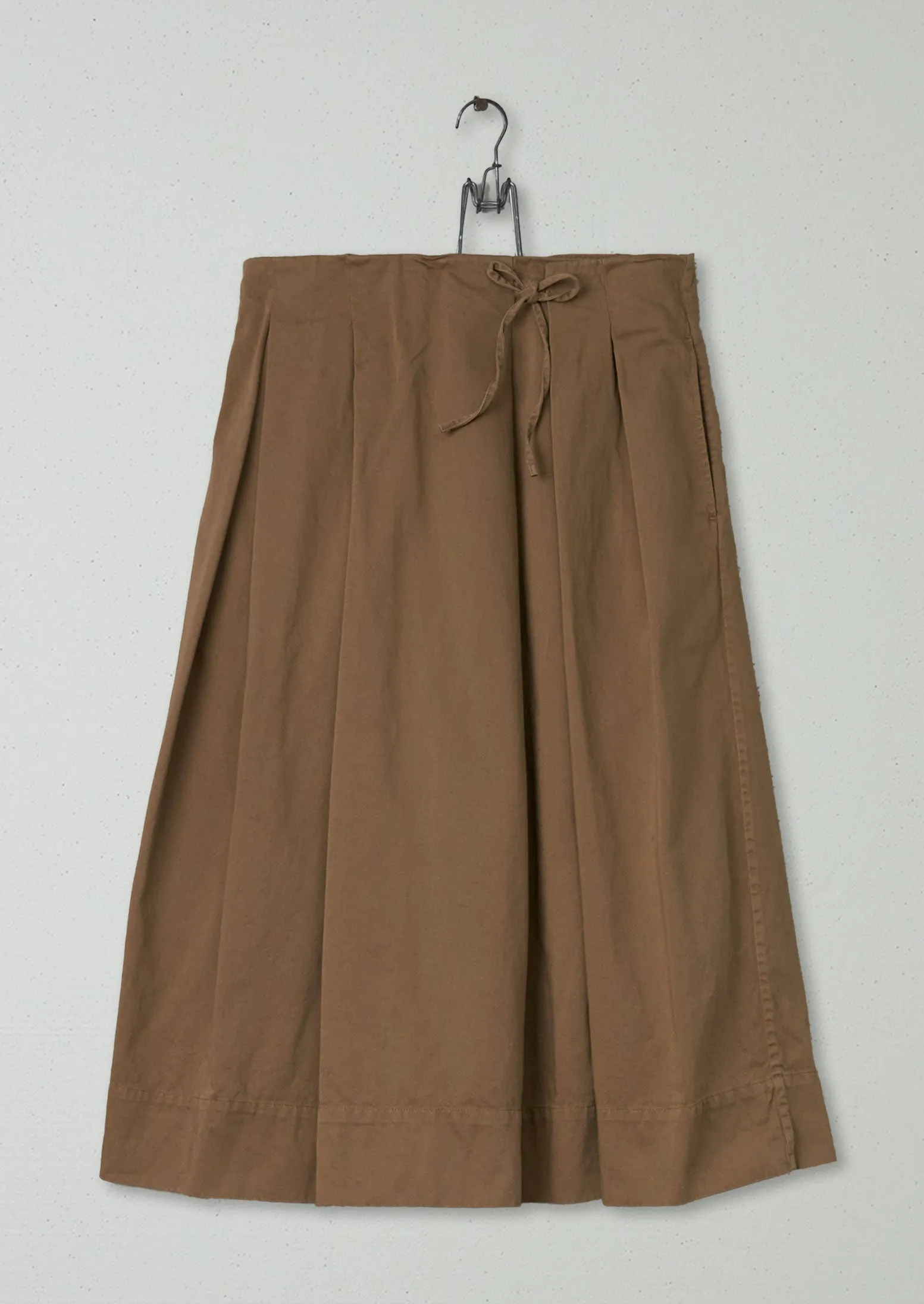 Reworn Cotton Sateen Skirt Size 8 (270) | Sand Dune sold by TOAST