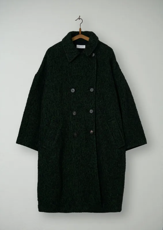 Reworn Wool Tweed Coat Size 18 (129) | Green sold by TOAST
