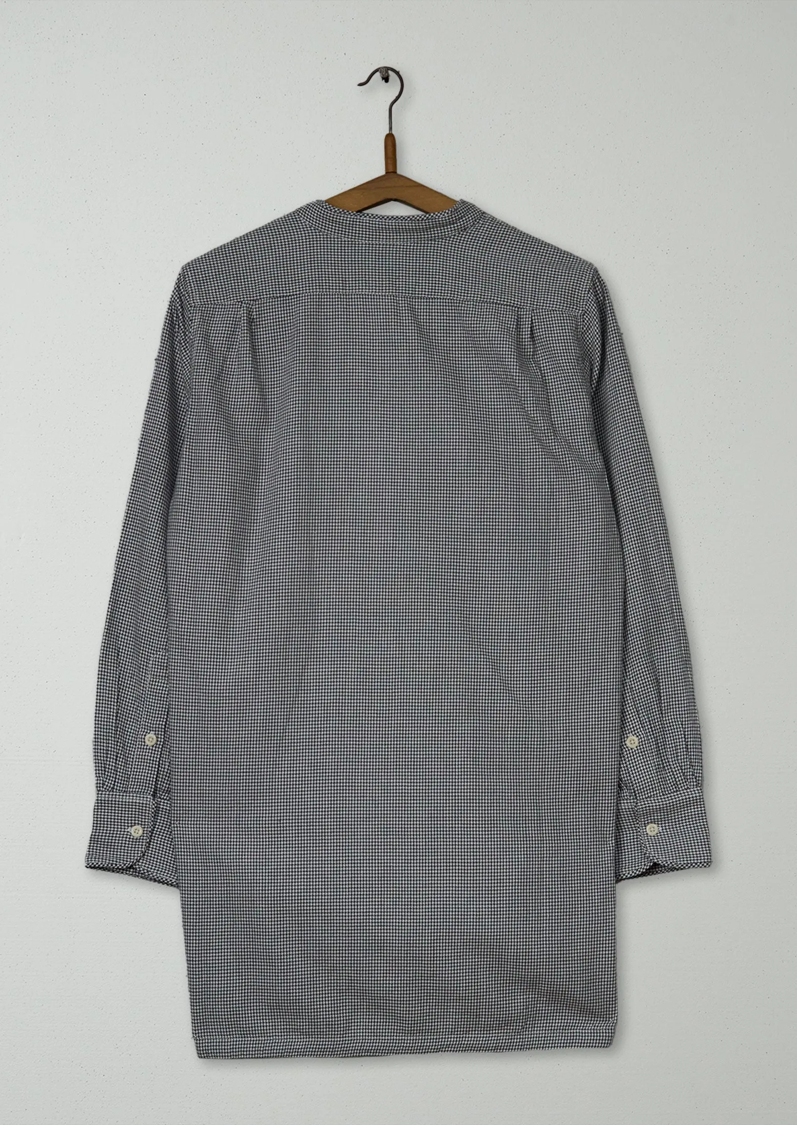 Reworn Dogtooth Cotton Shirt Size 6 (838) | Light Grey sold by TOAST product image thumbnail 2
