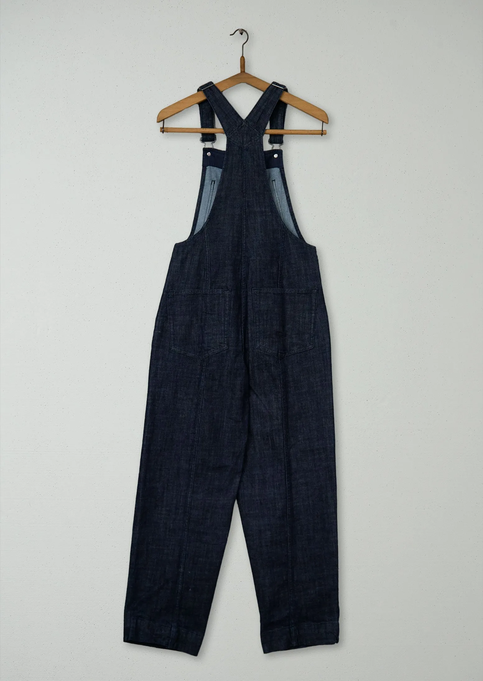 Reworn Denim Dungarees Size 6 (1034) | Indigo sold by TOAST product image thumbnail 2